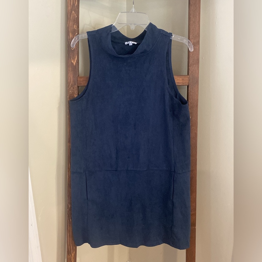 Sleeveless Navy Blue Women's Dress